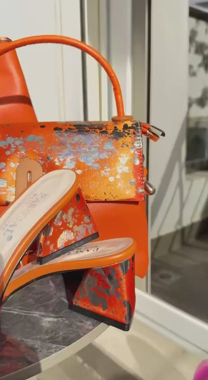 Sac Pascual Orange et Chaussures